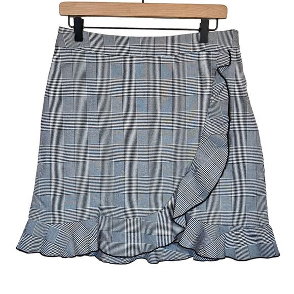 Nanette Lepore Plaid Skirt Moody Treasure Women's 8 Dark Academia Preppy - Picture 1 of 8